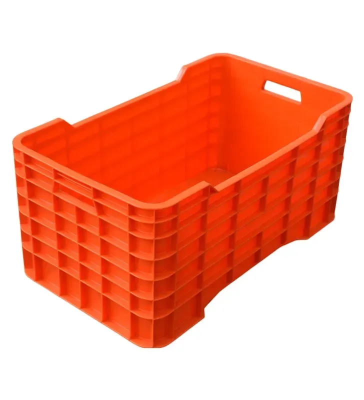 Caja Gigante Cerrada Naranja Europlast – Carga 75 kg