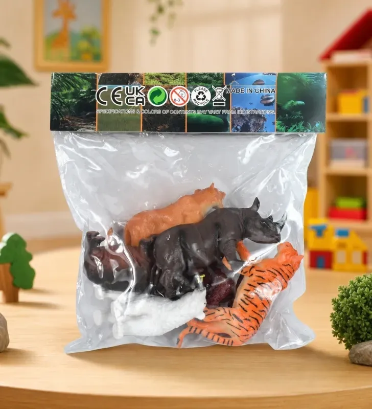 Set de 6 Animales de la Selva Yudha J246 – Juguete Educativo
