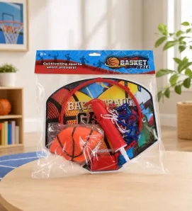 Juego de Baloncesto Yudha 3036-2 – Set con Aro, Pelota y Bomba