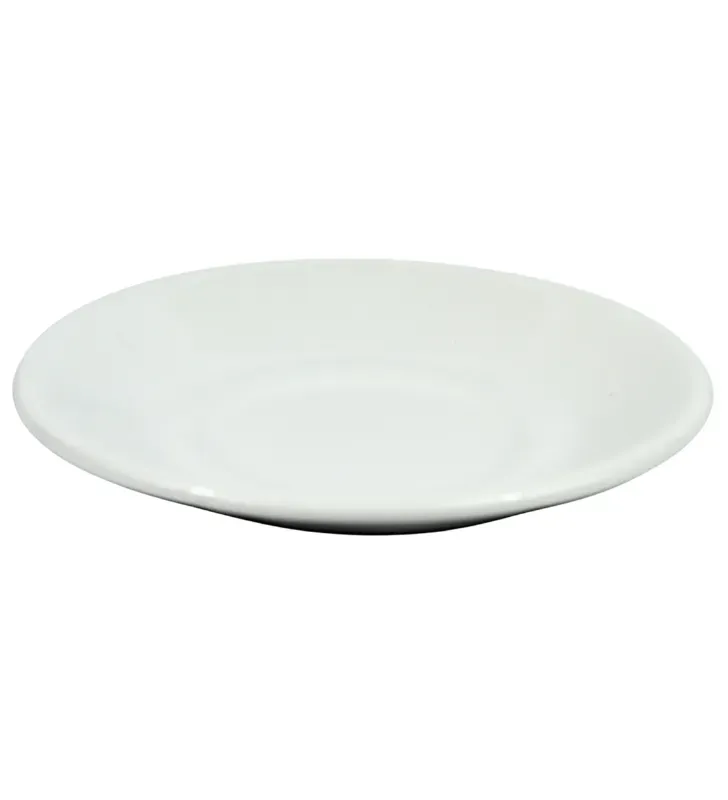 Plato para Café Ánfora Pullman 15 cm – Blanco Polar Profesional