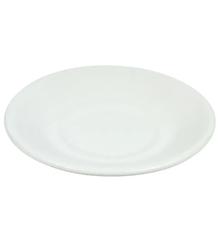 Plato para Café Ánfora Pullman 15 cm – Blanco Polar Profesional
