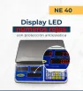 Báscula Digital Noval NE-40P – 40kg/2g Acero Inoxidable