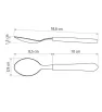 Cuchara de Mesa Tramontina Leme 23183-470 – Acero Inoxidable