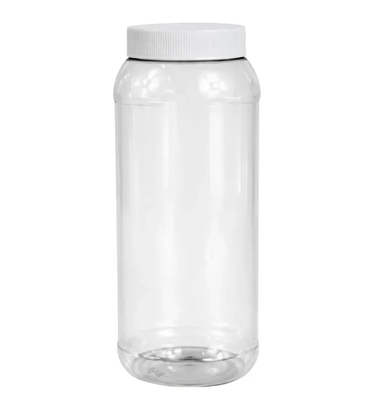 Tarro Cilíndrico Refrepet 1 Litro – PET Transparente – LT1B028