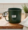 Vaso Recto 14 Cinsa Verde Jaspeado – 2 Litros Acero Vitrificado