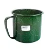 Vaso Recto 14 Cinsa Verde Jaspeado – 2 Litros Acero Vitrificado