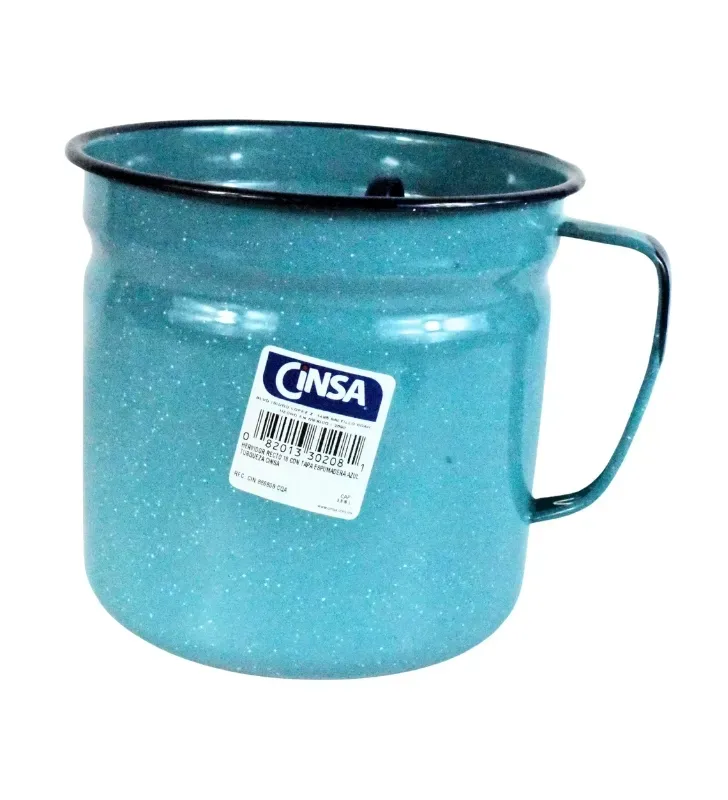 Hervidor Recto 18 Cinsa Azul Turquesa – 4 Litros Acero Vitrificado