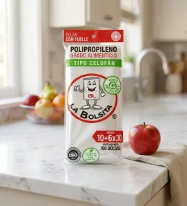 Bolsa con Fuelle Suma Global Pack 1500g – 6x30 Polipropileno