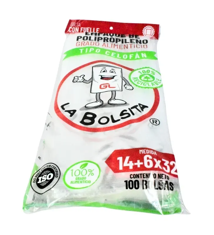 Bolsa con Fuelle Suma Global Pack 2.5kg – 14+6x32 Celofán