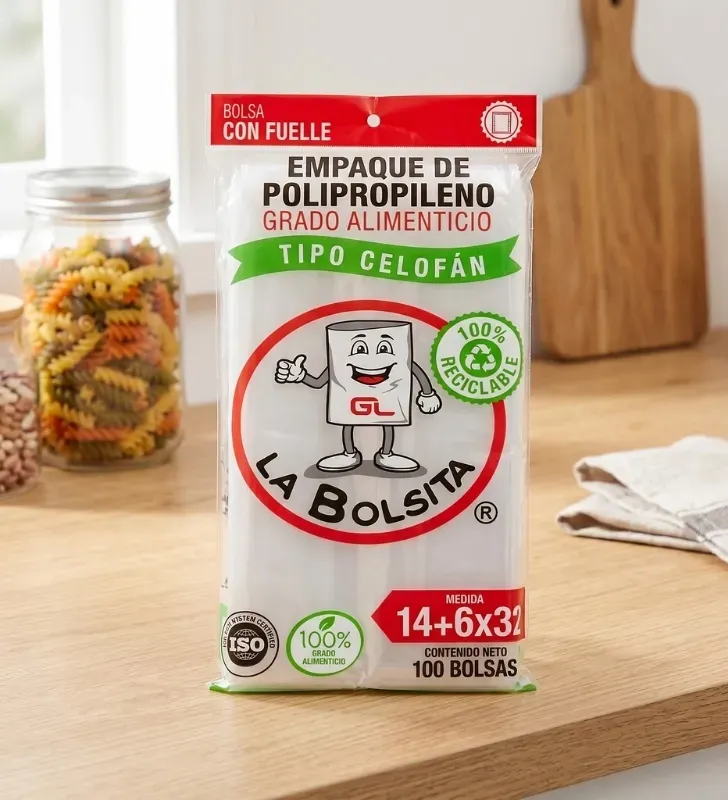 Bolsa con Fuelle Suma Global Pack 2.5kg – 14+6x32 Celofán