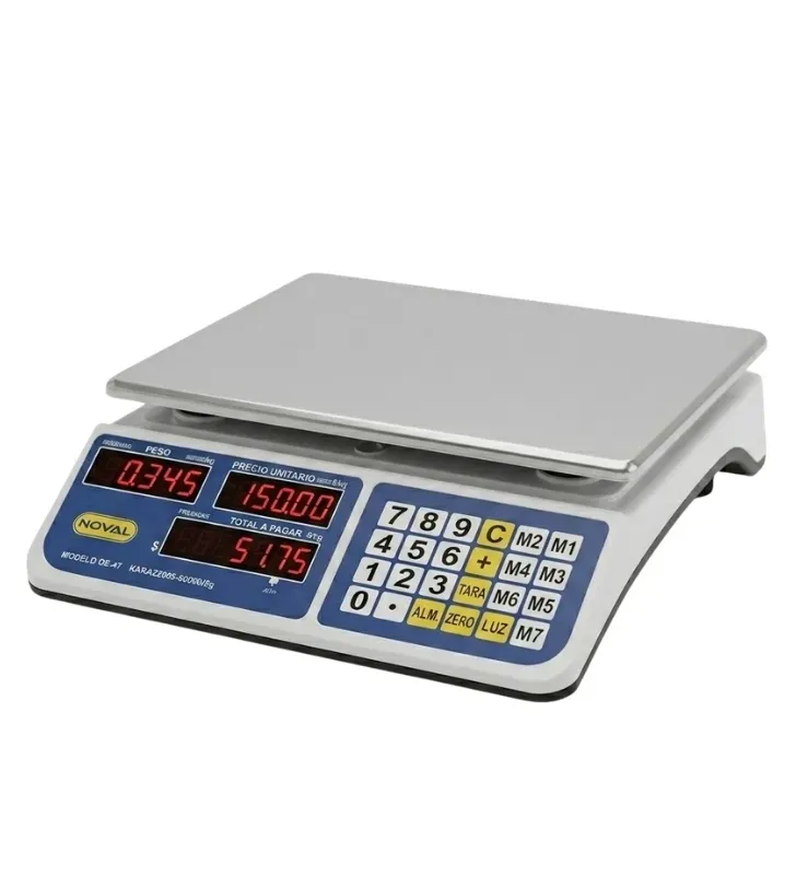 Báscula Digital Noval NE-40P – 40kg/2g Acero Inoxidable