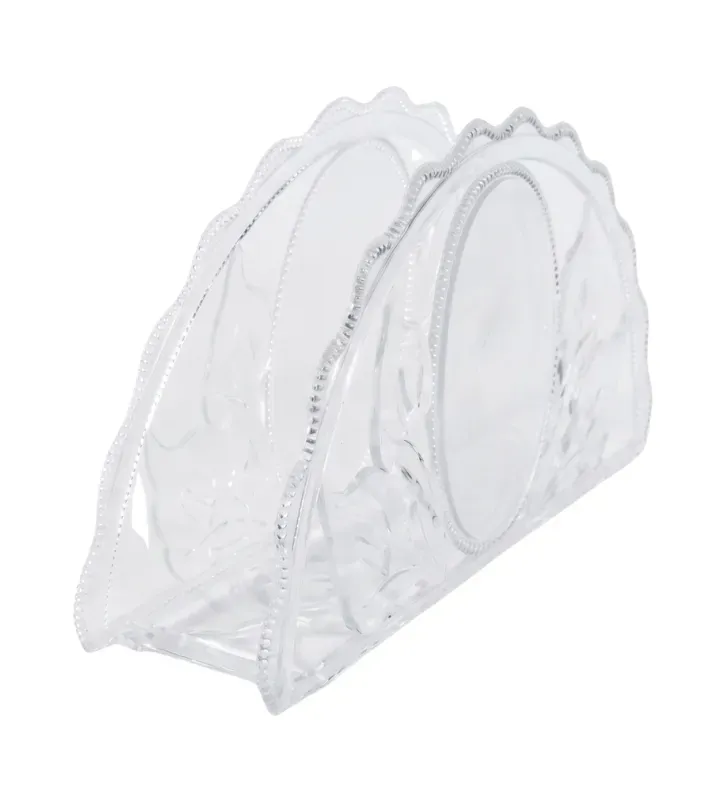 Servilletero Oval Bautizo Josant Plast – Transparente "Mi Bautizo"