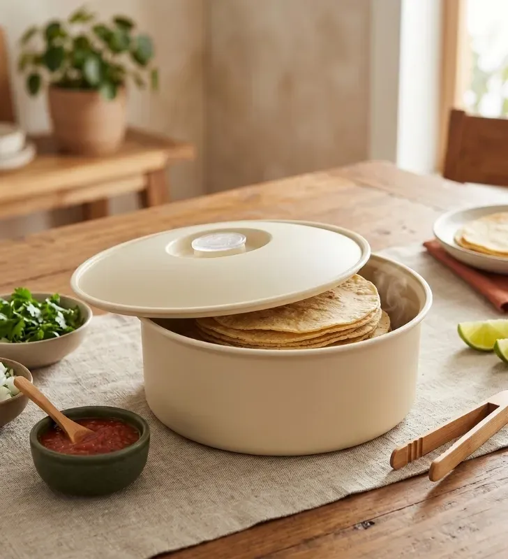 Tortillero Jumbo Josant Plast – Capacidad 1 kg en Varios Colores