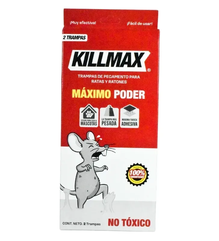 Trampa Pega Ratas Killmax P-201/K201 – Pegamento No Tóxico