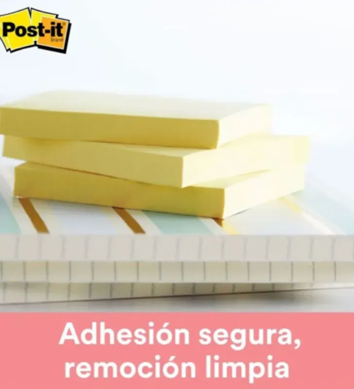 Notas Adhesivas Post-it® 7319-6 Amarillo – 100 Hojas