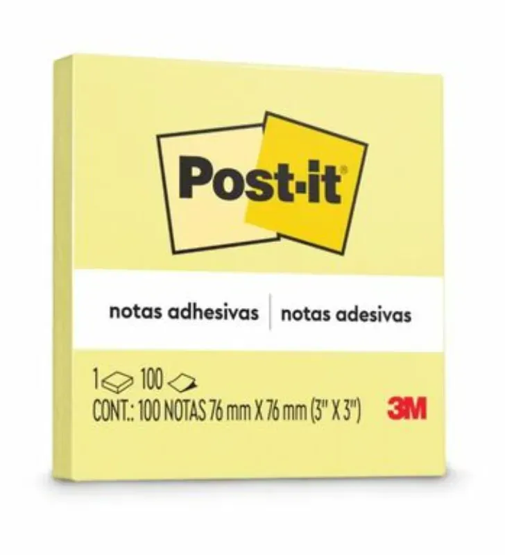 Notas Adhesivas Post-it® 7319-6 Amarillo – 100 Hojas