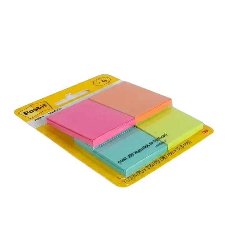 Mini Notas Adhesivas Post-it® 7348-5 – Colores Surtidos