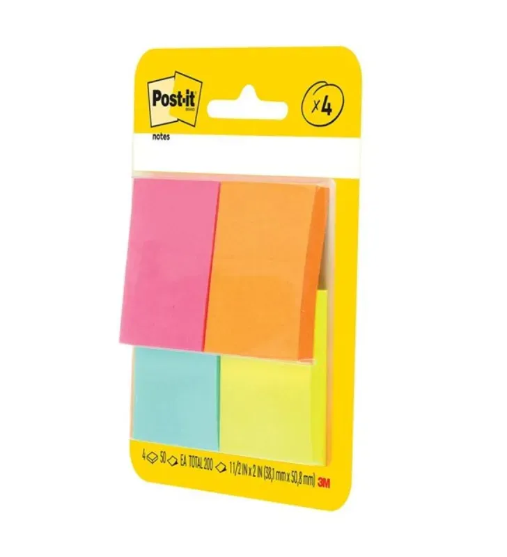 Mini Notas Adhesivas Post-it® 7348-5 – Colores Surtidos