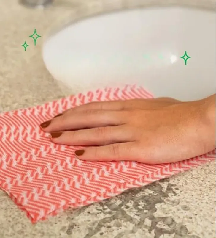 Paño Rosa en Rollo Scotch-Brite™ 9646-0 – 25 Hojas Reutilizables