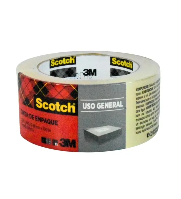 Cinta de Empaque Scotch 48mm x 100m – Transparente Uso General