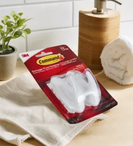 Ganchos Designer Command™ 17081ES Medianos – Blanco (2 pzas)