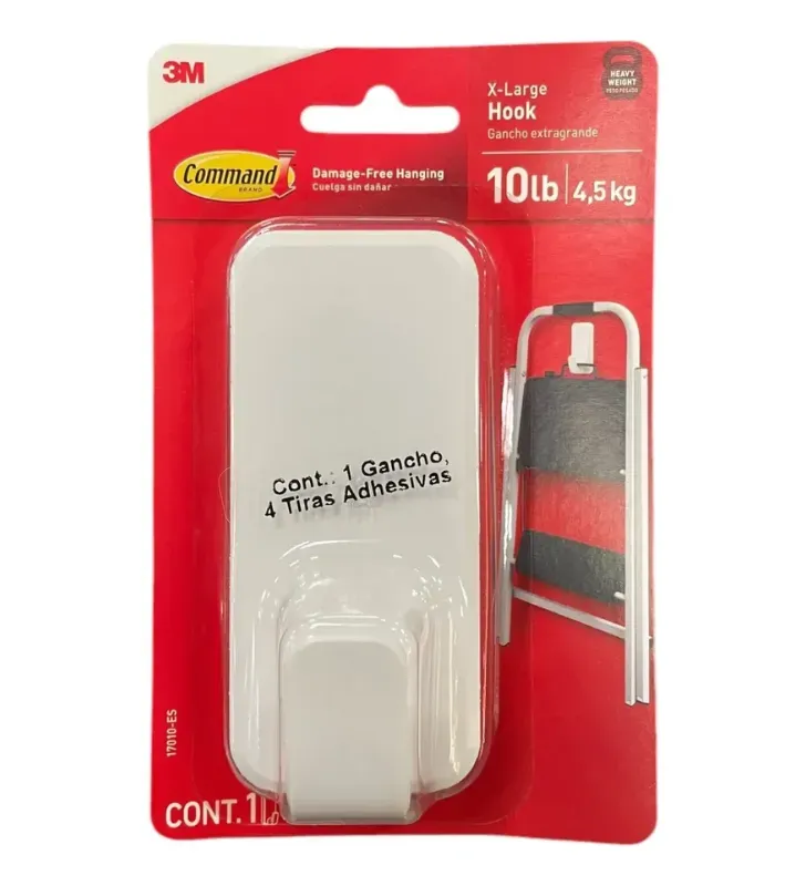 Gancho Extragrande Command™ 17010-ES – Carga 10 lb (4.5 kg)
