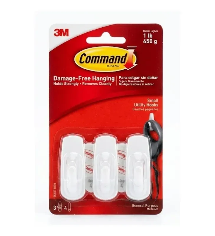 Ganchos Pequeños Command™ 17002-3ES – Carga 450 gr (3 pzas)c