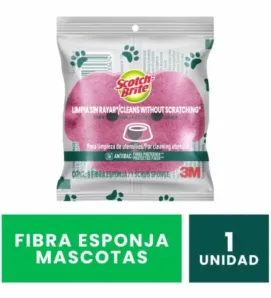 Esponja Scotch-Brite™ Cero Rayas Mascota – Limpieza Antibacterial