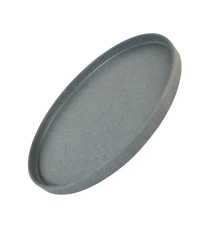 Plato Barcelona melamina Gray Granite 27 cm – Tavola 84721