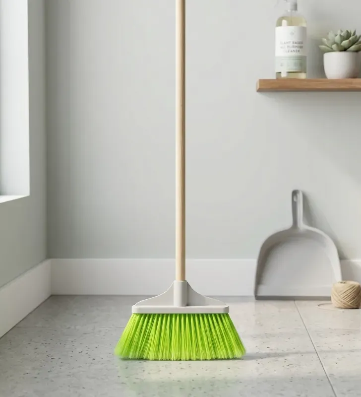 Escoba Italiana Flipp – Escoba Abanico de PVC para Interiores y Exteriores