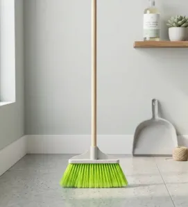 Escoba Italiana Flipp – Escoba Abanico de PVC para Interiores y Exteriores
