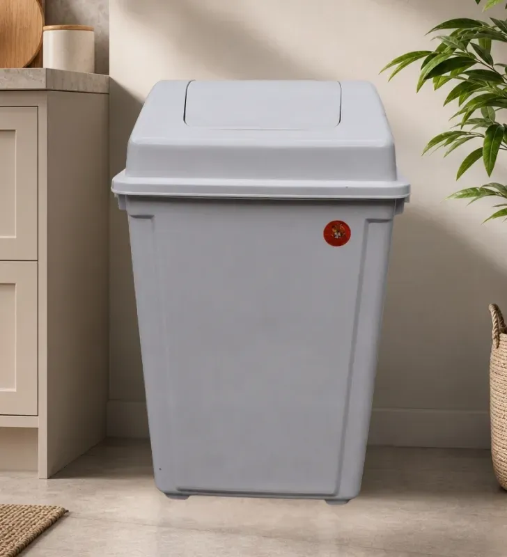 Bote de Basura Vaivén 60L D’Novo – Gris 9111C