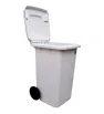 Bote de Basura Industrial 100L con Ruedas D’Novo – Gris