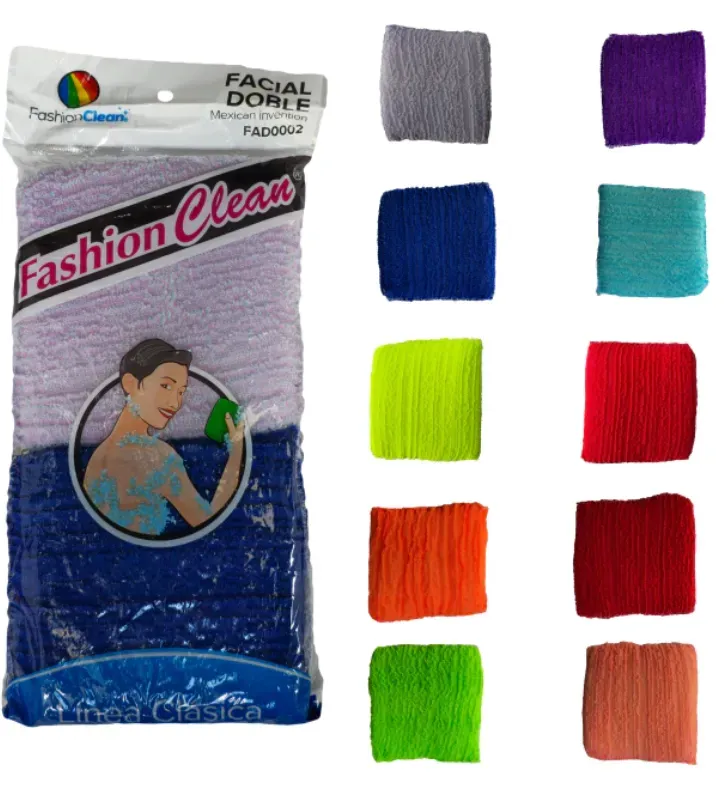 Zacate Facial Doble Fashion Clean (2 Piezas)