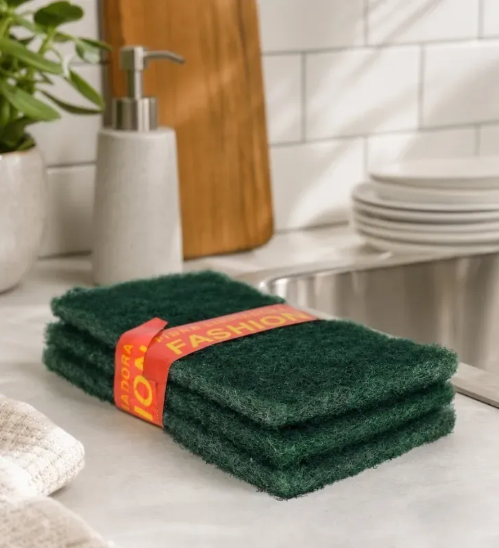 Fibra Verde Cocinita Fashion Clean (3 Piezas)