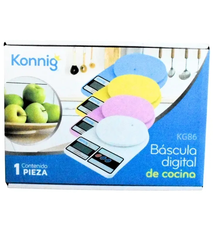 Báscula Gramera Digital 10 kg Konning