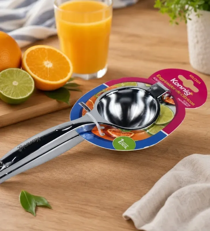 Exprimidor de Cítricos Manual de Acero Inoxidable Konning