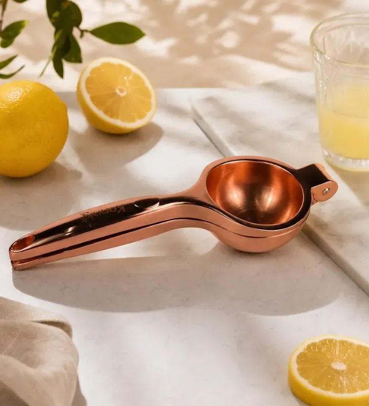 Exprimidor de Cítricos Rose Gold Konning