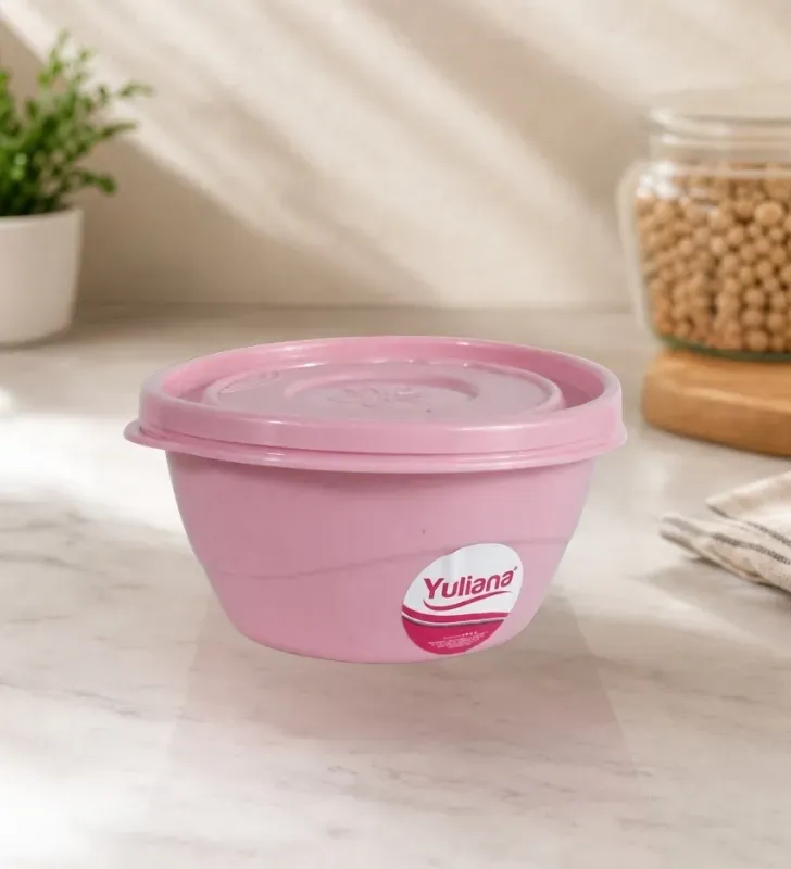 Recipiente Plástico Flower No. 2 650ml Yuliana – MX-286