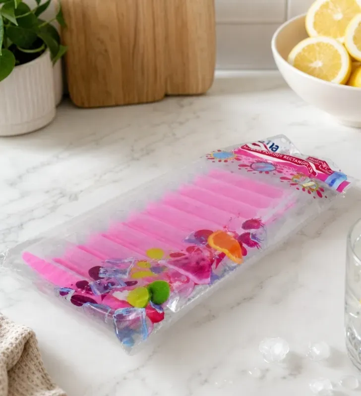 Hielera Rectangular de Plástico para Cubos Yuliana – R7-77020