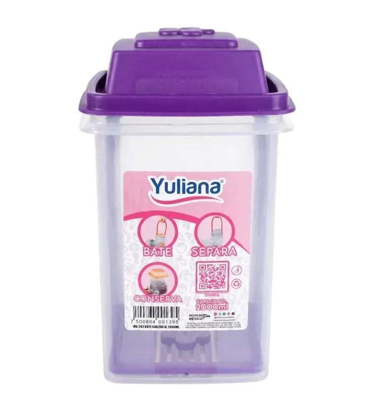 Recipiente Chilero XL con Escurridor Yuliana – MX-392