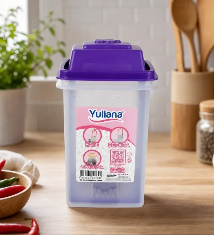 Recipiente Chilero XL con Escurridor Yuliana – MX-392