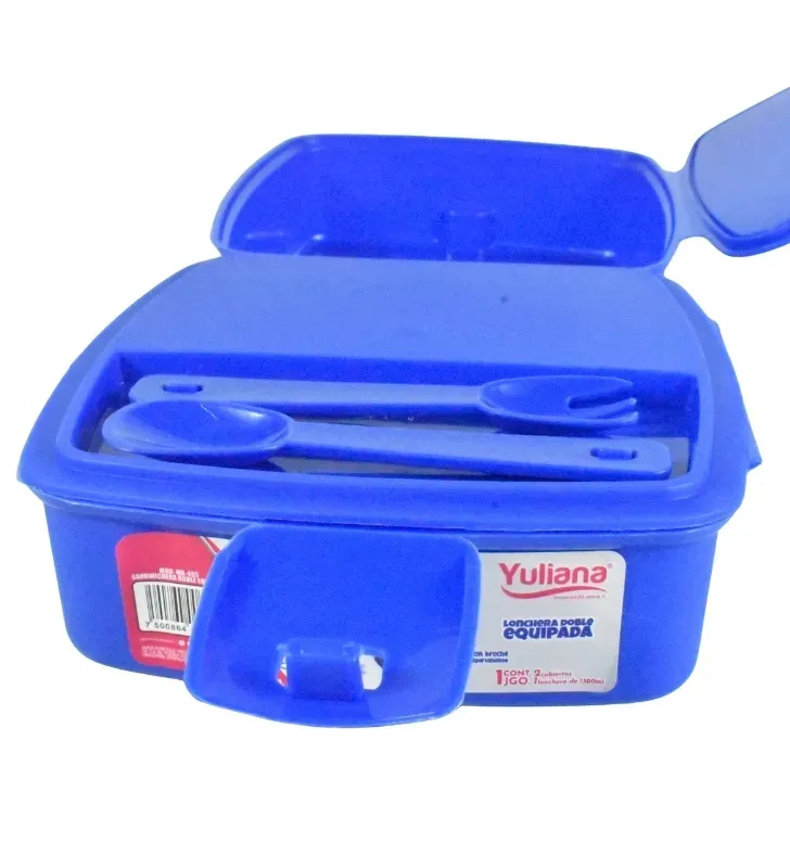 Sandwichera Doble Equipada de Plástico Yuliana – MX-495