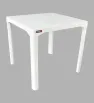 Mesa Plástica Exterior Forte Primera Blanca Duna | Soporta 150kg