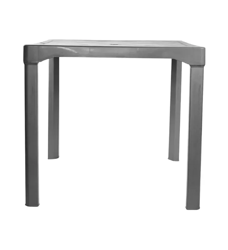 Mesa Plástica Exterior Forte Gris Duna | Ideal para Jardín y Eventos