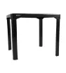 Mesa Plástica Exterior Forte Negro Duna | Capacidad 4 Personas