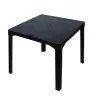 Mesa Plástica Exterior Forte Negro Duna | Capacidad 4 Personas
