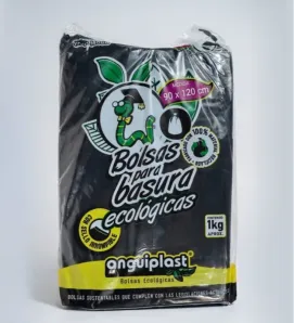 Bolsa para Basura Negra Eco 90x120cm Anguiplast – PT001011