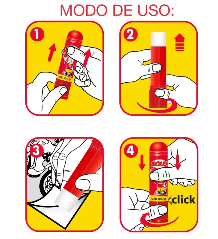 Lápiz Adhesivo Kola Loka 11g Cero Grumos – KO-11MC