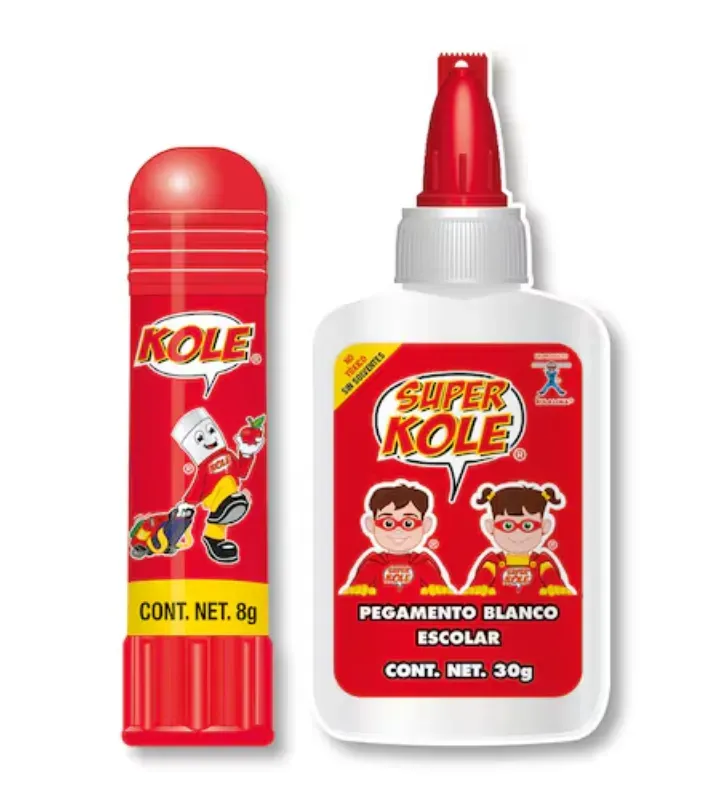 Adhesivo Super Duo Kola Loka Lápiz + Pegamento Blanco – KO-8SKPB-30